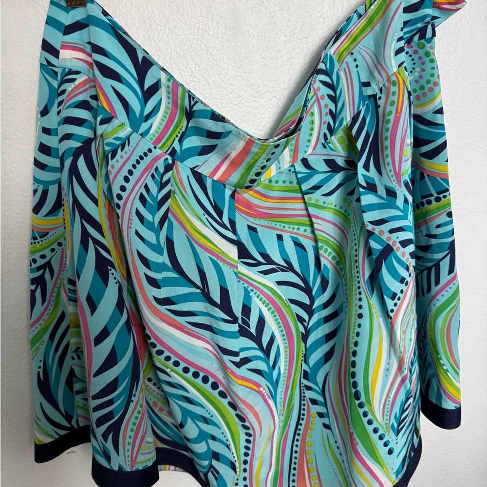 Lilly Pulitzer silk mini skirt